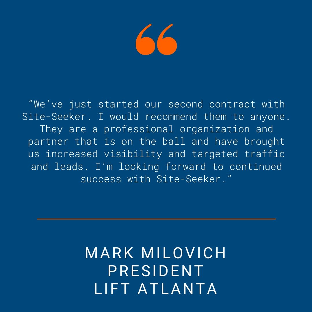 Lift Atlanta - Testimonial Quote for SSI Website