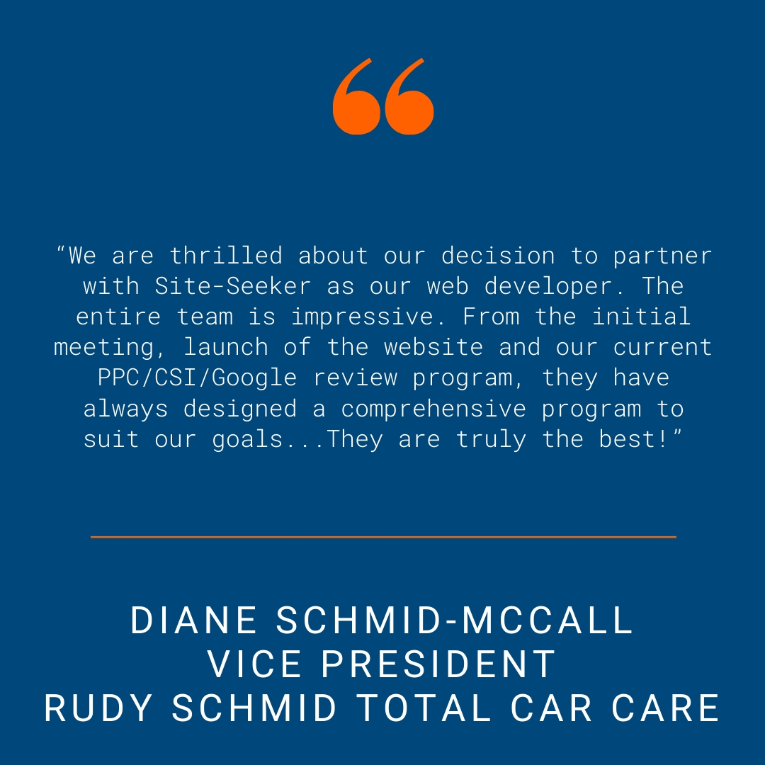 Rudy Schmid - Testimonial Quote for SSI Website