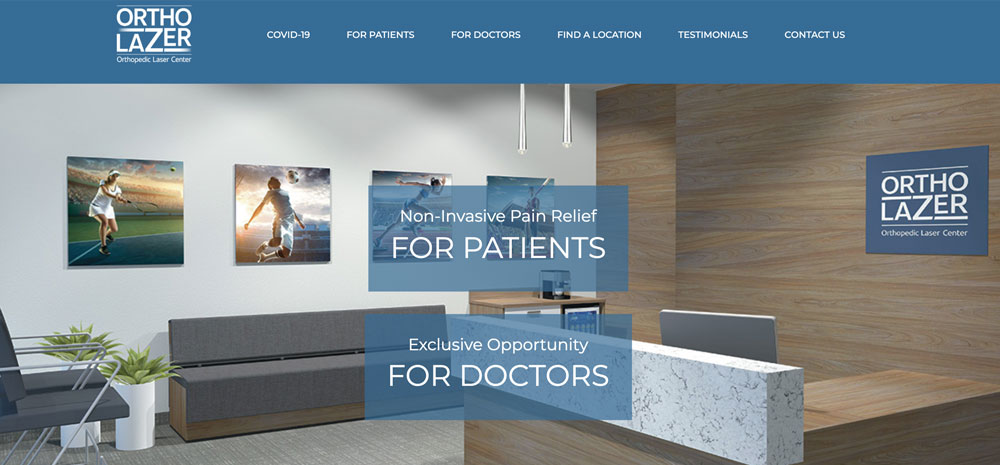 OrthoLazer-Homepage-Screenshot