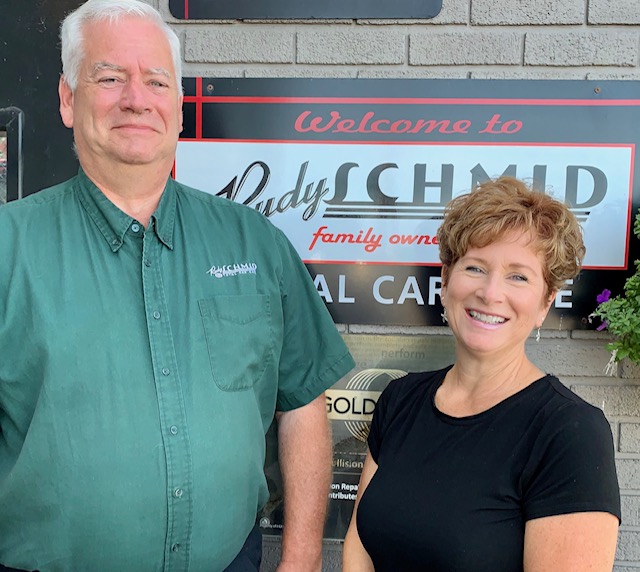 Diane and PJ from Rudy Schmid Total Car Care in Syracuse NY