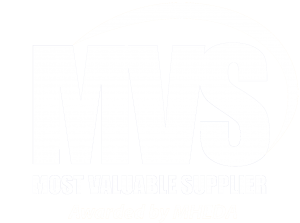 Most Valuable Supplier Logo By MHEDA