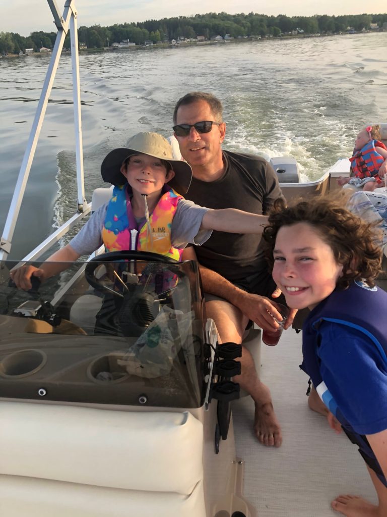 Brian and his grandchildren