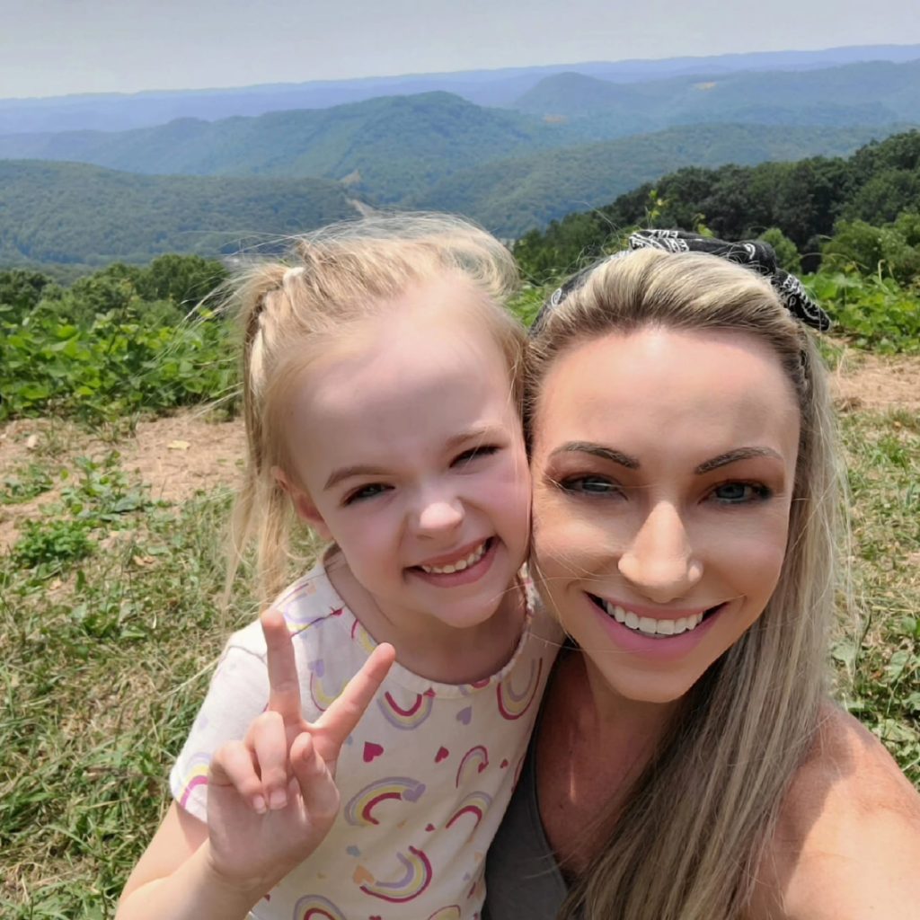 Christine and her daughter